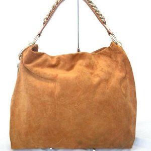 Jimmy Choo Tobacco Callie Suede Hobo Bag